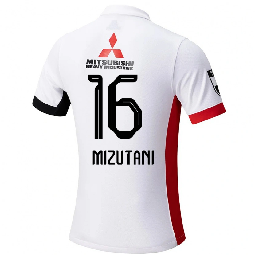 Danxen Herren Yuki Mizutani #16 Weiß Schwarz Auswärtstrikot Trikot 2025/26 T-Shirt