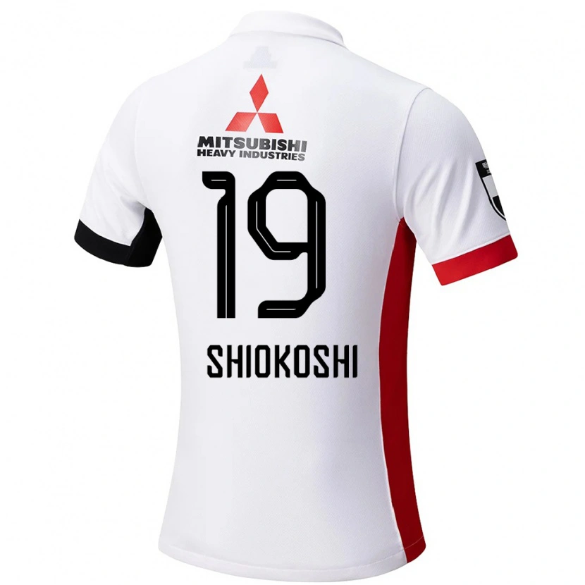 Danxen Herren Yuzuho Shiokoshi #19 Weiß Schwarz Auswärtstrikot Trikot 2025/26 T-Shirt