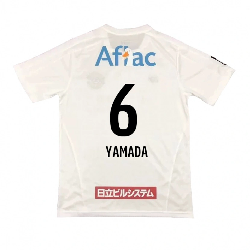 Danxen Herren Yuto Yamada #6 Hellgrau Beige Auswärtstrikot Trikot 2025/26 T-Shirt
