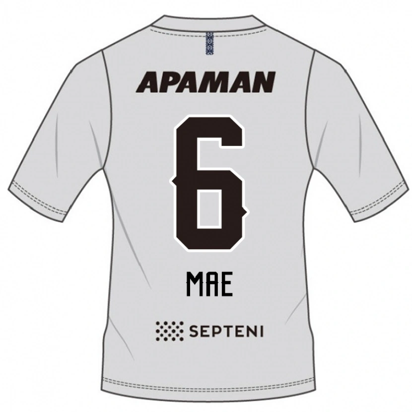 Danxen Herren Hiroyuki Mae #6 Hellgrau Auswärtstrikot Trikot 2025/26 T-Shirt