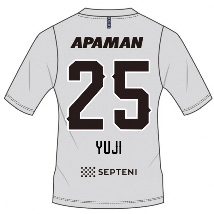 Danxen Herren Yuji Kitajima #25 Hellgrau Auswärtstrikot Trikot 2025/26 T-Shirt