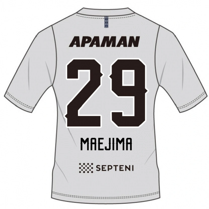 Danxen Herren Yota Maejima #29 Hellgrau Auswärtstrikot Trikot 2025/26 T-Shirt