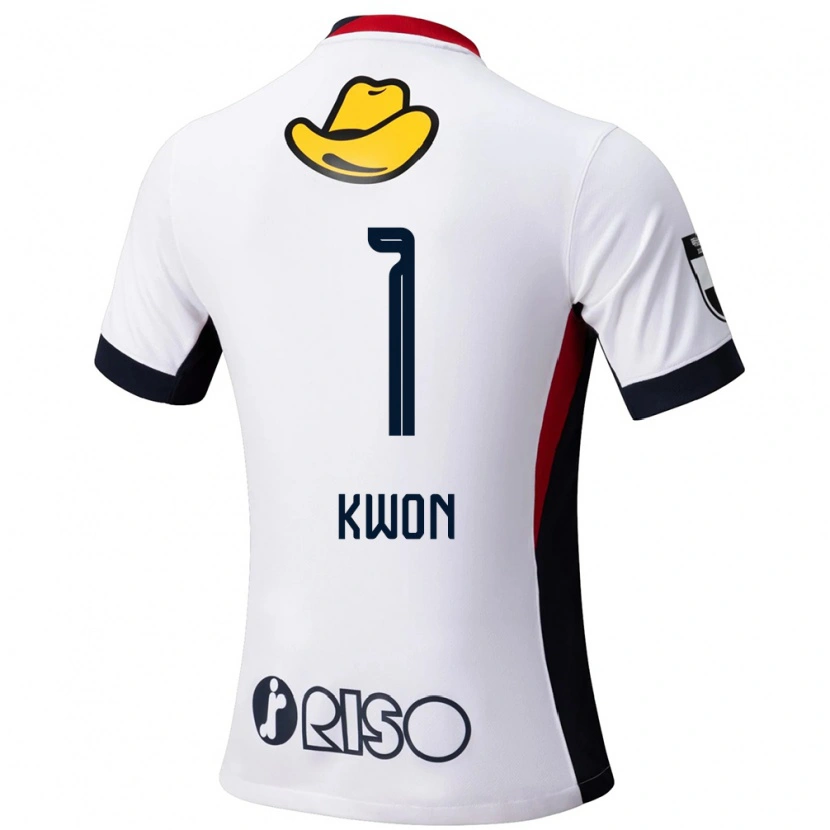 Danxen Herren Sun-Tae Kwon #1 Weiß Schwarz Auswärtstrikot Trikot 2025/26 T-Shirt