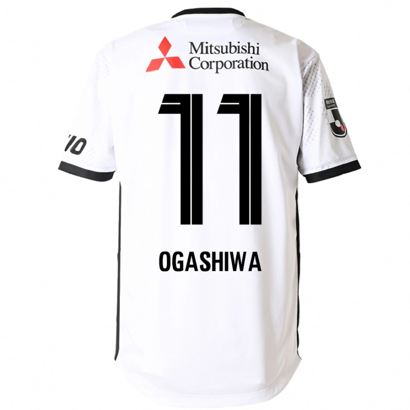 Danxen Herren Tsuyoshi Ogashiwa #11 Weiß Schwarz Auswärtstrikot Trikot 2025/26 T-Shirt
