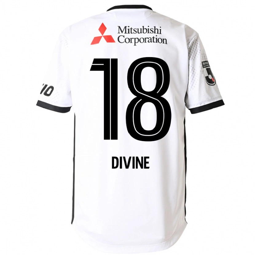 Danxen Herren Divine Chinedu Otani #18 Weiß Schwarz Auswärtstrikot Trikot 2025/26 T-Shirt