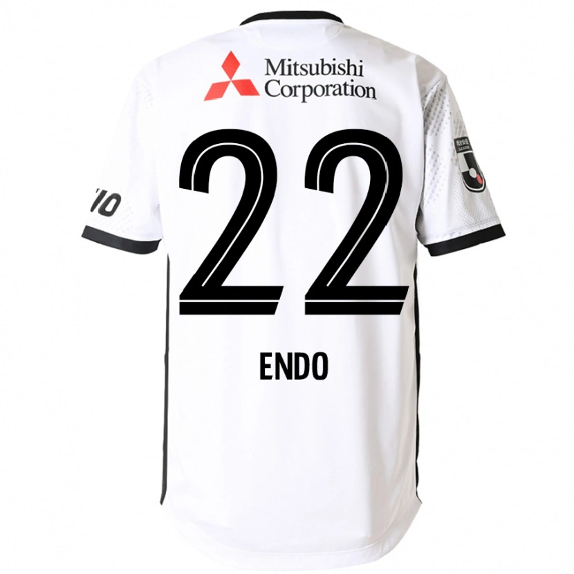 Danxen Herren Keita Endo #22 Weiß Schwarz Auswärtstrikot Trikot 2025/26 T-Shirt
