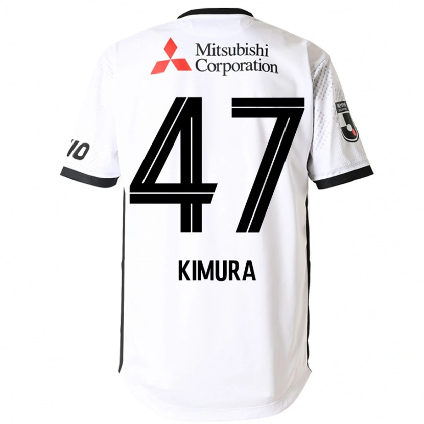 Danxen Herren Seiji Kimura #47 Weiß Schwarz Auswärtstrikot Trikot 2025/26 T-Shirt