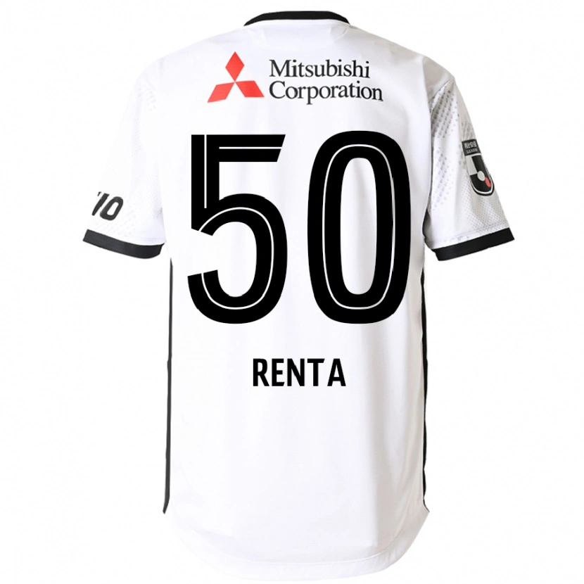 Danxen Herren Renta Higashi #50 Weiß Schwarz Auswärtstrikot Trikot 2025/26 T-Shirt