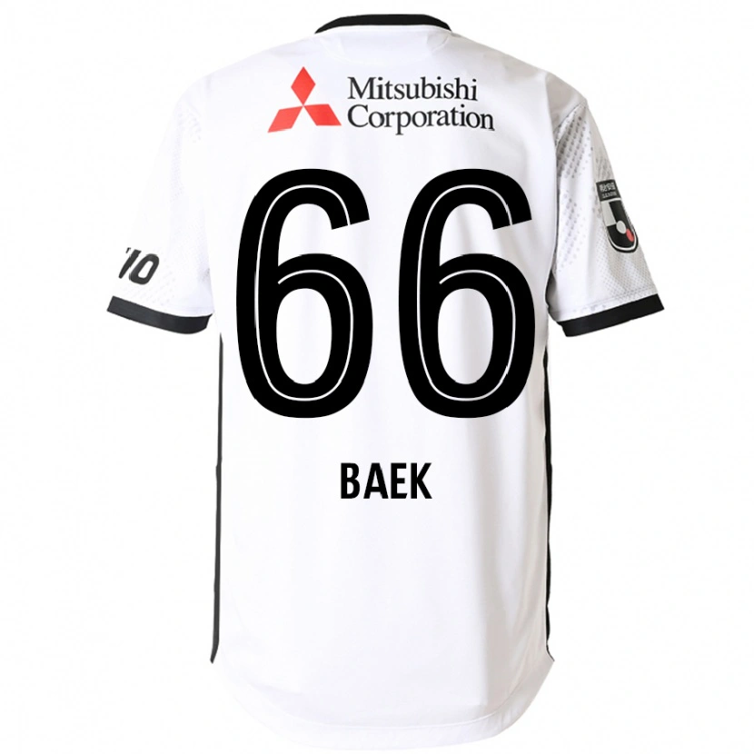 Danxen Herren In-Hwan Baek #66 Weiß Schwarz Auswärtstrikot Trikot 2025/26 T-Shirt