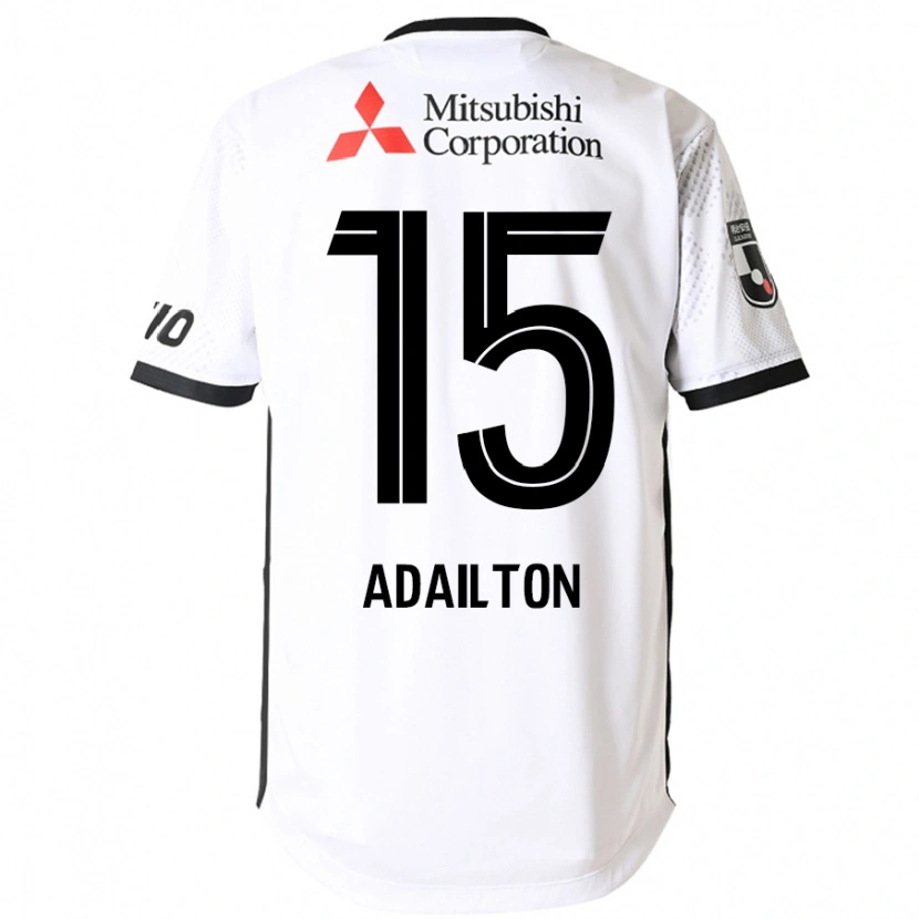 Danxen Herren Adailton #15 Weiß Schwarz Auswärtstrikot Trikot 2025/26 T-Shirt