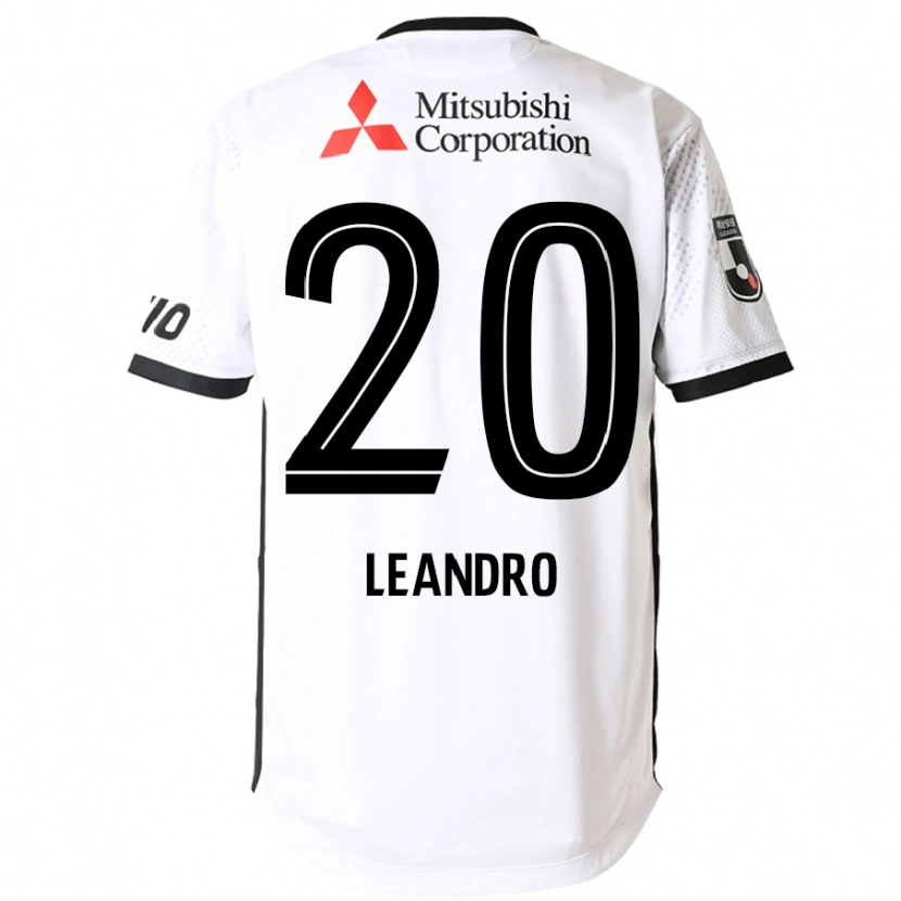 Danxen Herren Leandro #20 Weiß Schwarz Auswärtstrikot Trikot 2025/26 T-Shirt