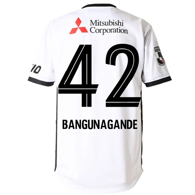 Danxen Herren Kashifu Bangunagande #42 Weiß Schwarz Auswärtstrikot Trikot 2025/26 T-Shirt