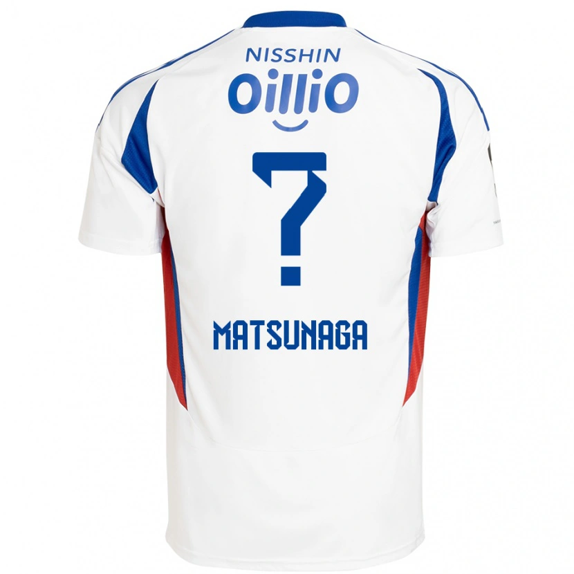Danxen Herren Kaito Matsunaga #0 Weiß Königsblau Auswärtstrikot Trikot 2025/26 T-Shirt