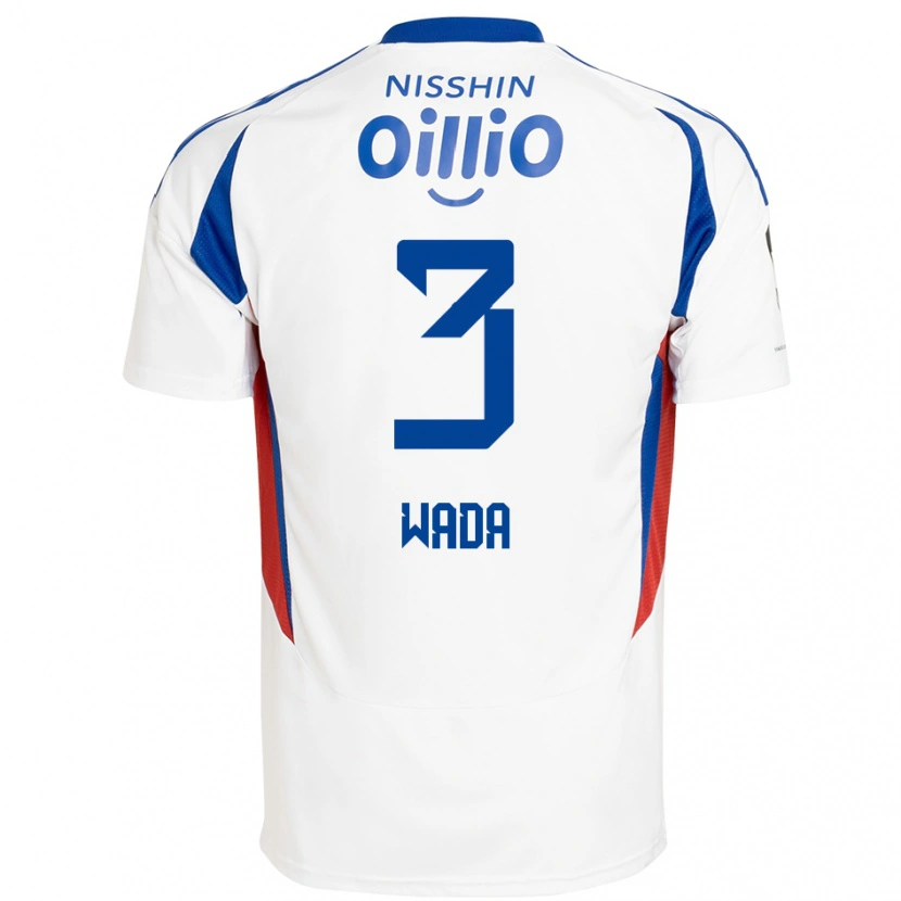 Danxen Herren Yusei Wada #3 Weiß Königsblau Auswärtstrikot Trikot 2025/26 T-Shirt