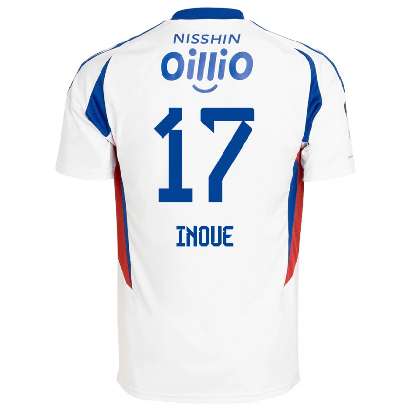 Danxen Herren Kenta Inoue #17 Weiß Königsblau Auswärtstrikot Trikot 2025/26 T-Shirt