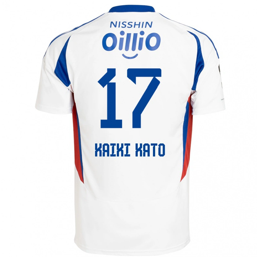 Danxen Herren Kaiki Kato #17 Weiß Königsblau Auswärtstrikot Trikot 2025/26 T-Shirt
