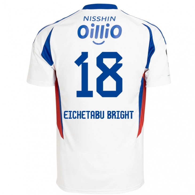 Danxen Herren Kai Eichetabu Bright #18 Weiß Königsblau Auswärtstrikot Trikot 2025/26 T-Shirt