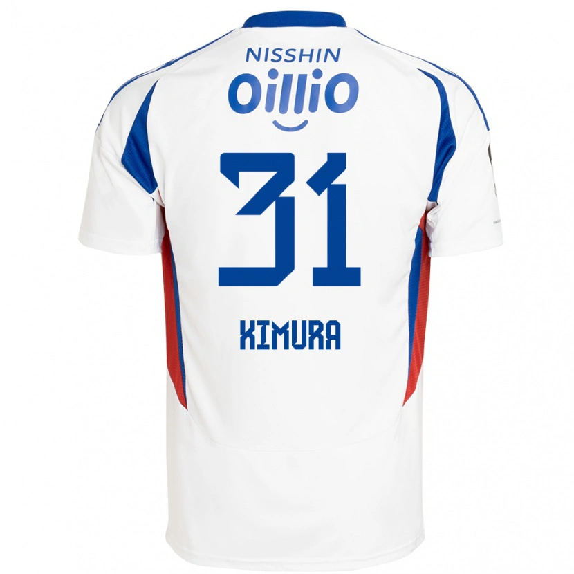 Danxen Herren Ryoya Kimura #31 Weiß Königsblau Auswärtstrikot Trikot 2025/26 T-Shirt
