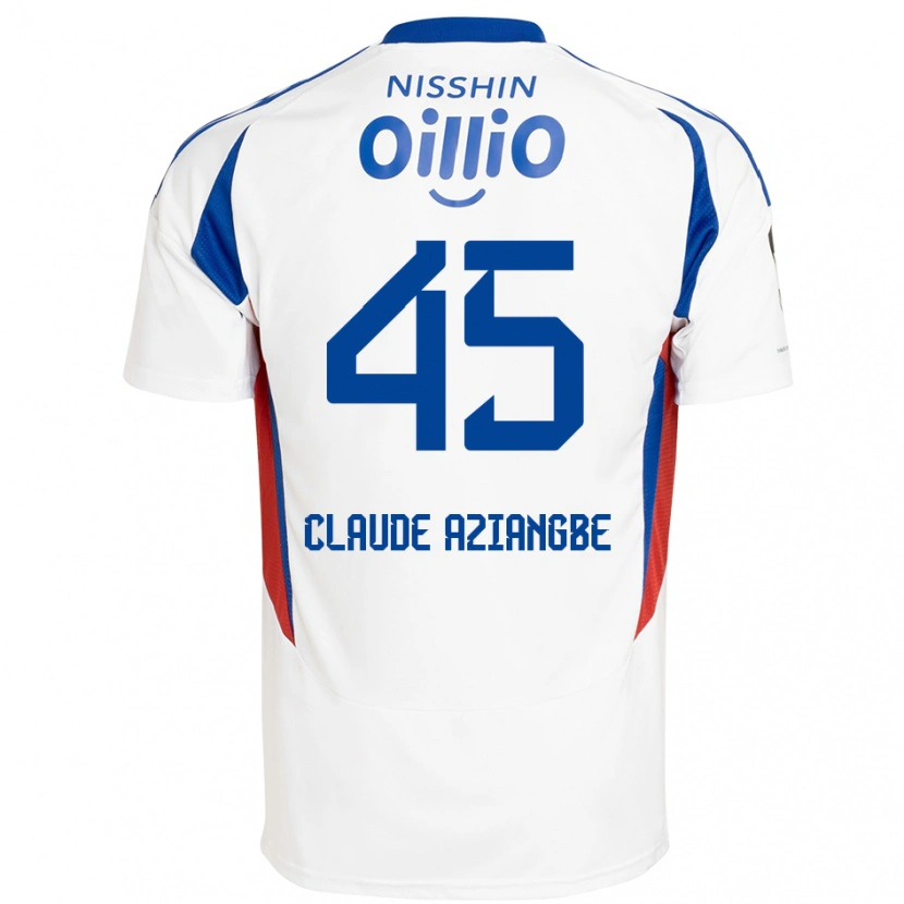 Danxen Herren Jean Claude #45 Weiß Königsblau Auswärtstrikot Trikot 2025/26 T-Shirt