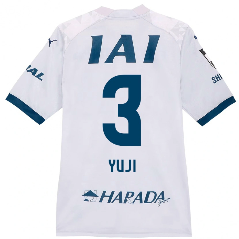 Danxen Herren Yuji Takahashi #3 Weiß Königsblau Auswärtstrikot Trikot 2025/26 T-Shirt
