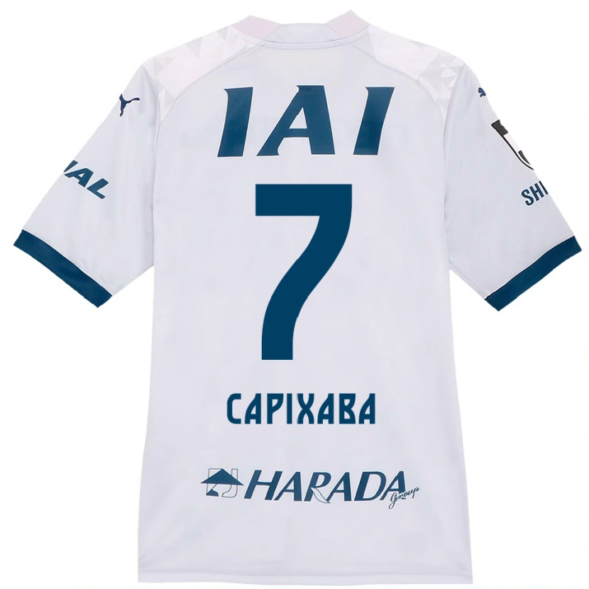 Danxen Herren Capixaba #7 Weiß Königsblau Auswärtstrikot Trikot 2025/26 T-Shirt
