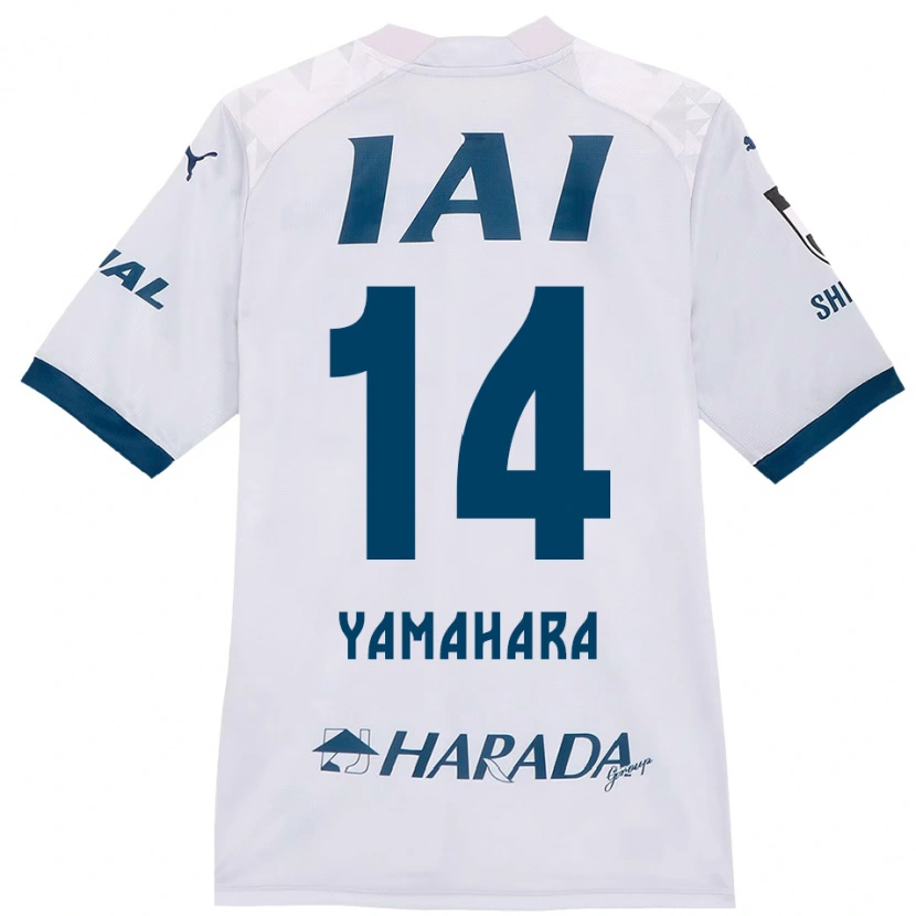 Danxen Herren Reon Yamahara #14 Weiß Königsblau Auswärtstrikot Trikot 2025/26 T-Shirt