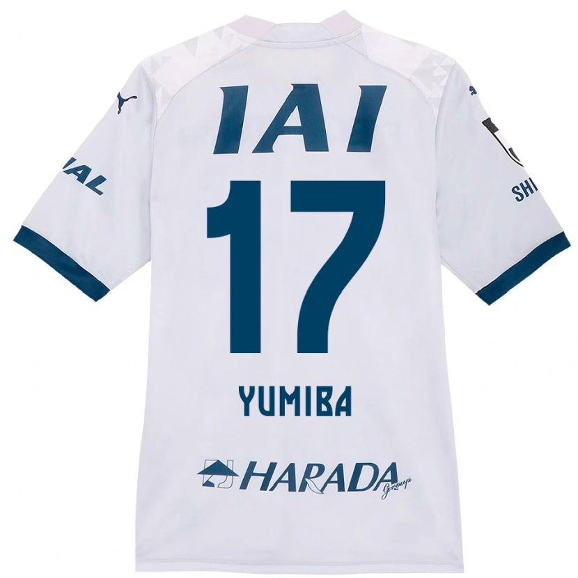 Danxen Herren Masaki Yumiba #17 Weiß Königsblau Auswärtstrikot Trikot 2025/26 T-Shirt
