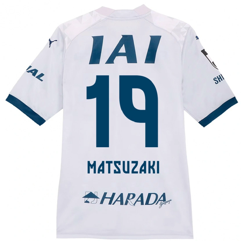 Danxen Herren Kai Matsuzaki #19 Weiß Königsblau Auswärtstrikot Trikot 2025/26 T-Shirt