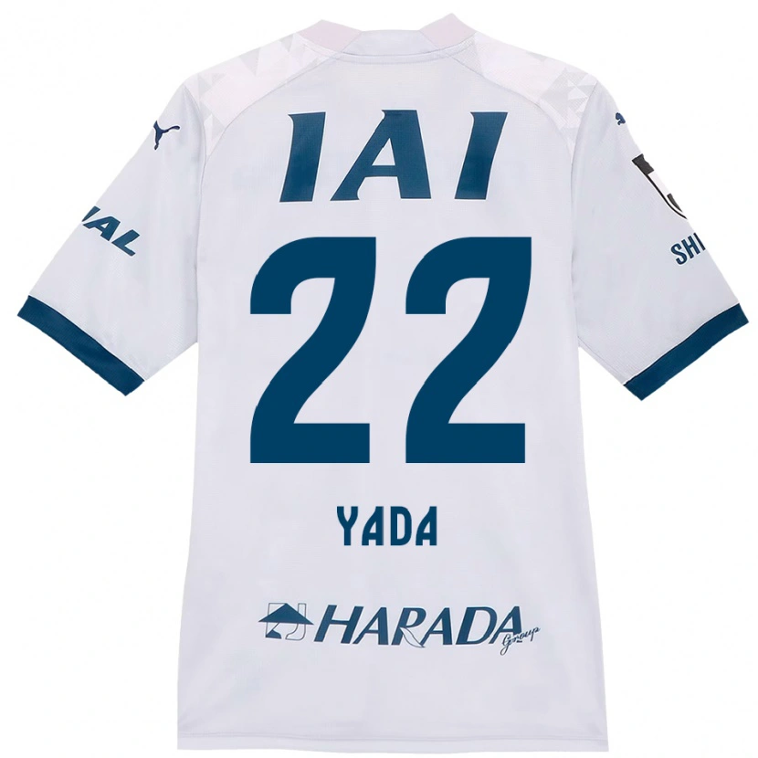 Danxen Herren Ryunosuke Yada #22 Weiß Königsblau Auswärtstrikot Trikot 2025/26 T-Shirt