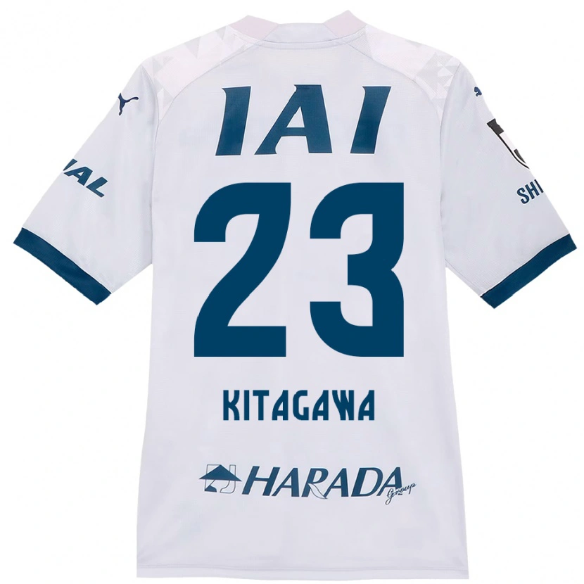 Danxen Herren Koya Kitagawa #23 Weiß Königsblau Auswärtstrikot Trikot 2025/26 T-Shirt