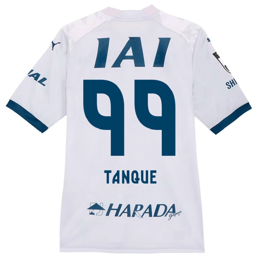 Danxen Herren Douglas Tanque #99 Weiß Königsblau Auswärtstrikot Trikot 2025/26 T-Shirt
