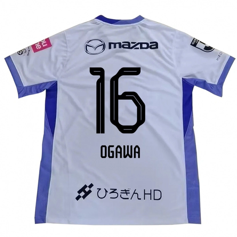 Danxen Herren Hikaru Ogawa #16 Weiß Orange Auswärtstrikot Trikot 2025/26 T-Shirt