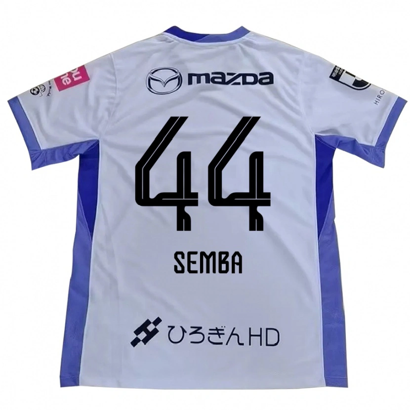 Danxen Herren Taishi Semba #44 Weiß Orange Auswärtstrikot Trikot 2025/26 T-Shirt