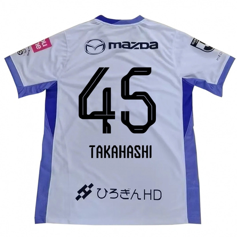 Danxen Herren Narumi Takahashi #45 Weiß Orange Auswärtstrikot Trikot 2025/26 T-Shirt