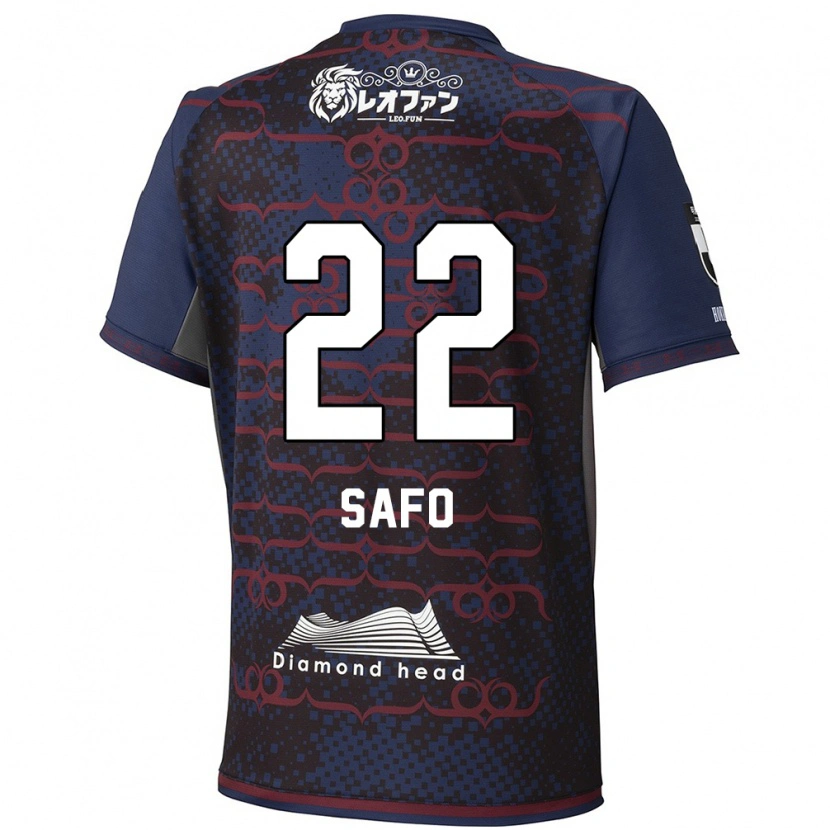 Danxen Herren Kinglord Safo #22 Blau Rot Auswärtstrikot Trikot 2025/26 T-Shirt