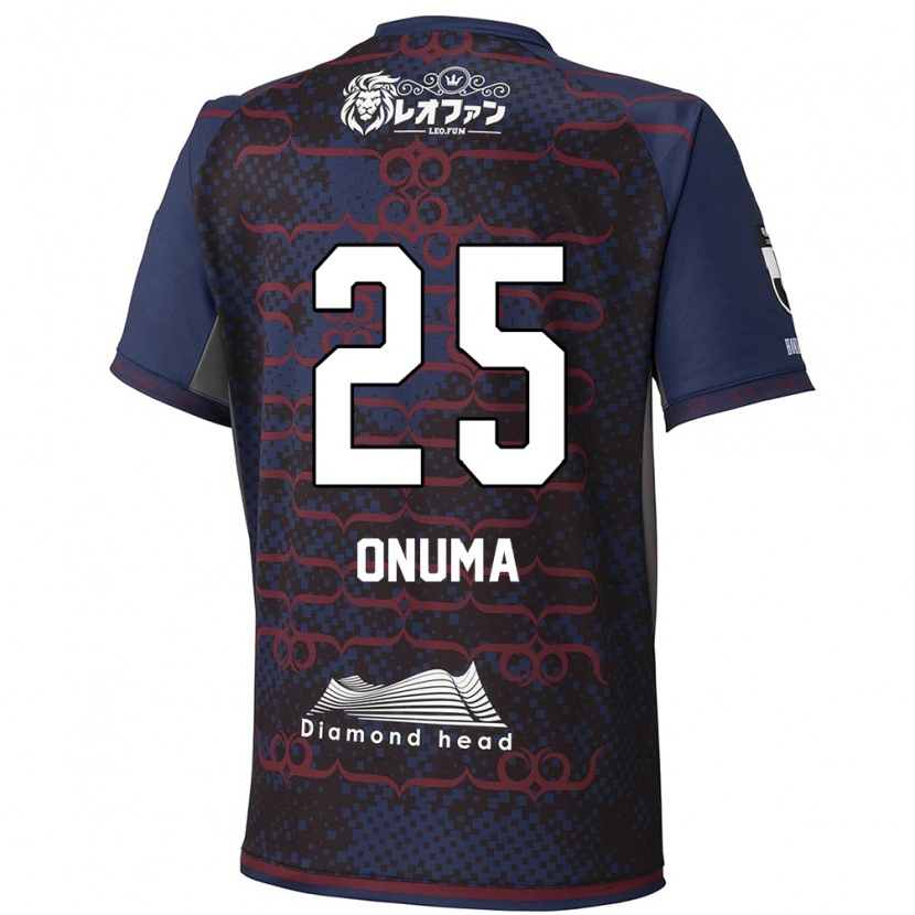 Danxen Herren Akito Onuma #25 Blau Rot Auswärtstrikot Trikot 2025/26 T-Shirt