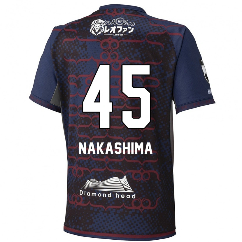 Danxen Herren Taika Nakashima #45 Blau Rot Auswärtstrikot Trikot 2025/26 T-Shirt