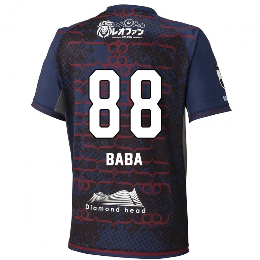 Danxen Herren Seiya Baba #88 Blau Rot Auswärtstrikot Trikot 2025/26 T-Shirt