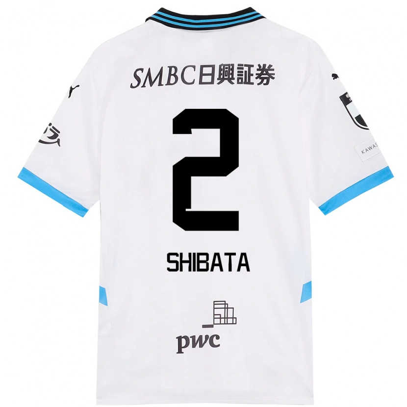 Danxen Herren Shotaro Shibata #2 Weiß Himmelblau Auswärtstrikot Trikot 2025/26 T-Shirt