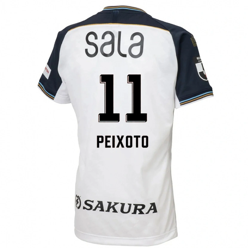 Danxen Herren Matheus Peixoto #11 Weiß Schwarz Auswärtstrikot Trikot 2025/26 T-Shirt