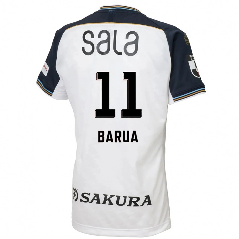 Danxen Herren Roi Barua #11 Weiß Schwarz Auswärtstrikot Trikot 2025/26 T-Shirt