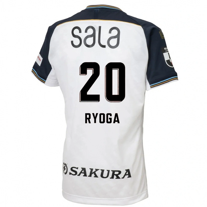 Danxen Herren Ryoga Sato #20 Weiß Schwarz Auswärtstrikot Trikot 2025/26 T-Shirt