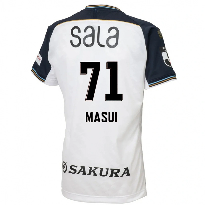 Danxen Herren Ken Masui #71 Weiß Schwarz Auswärtstrikot Trikot 2025/26 T-Shirt