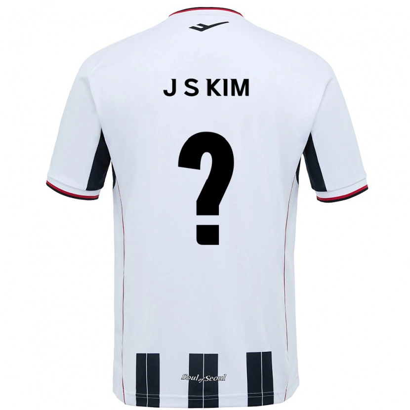 Danxen Herren Ji-Sung Kim #0 Weiß Schwarz Auswärtstrikot Trikot 2025/26 T-Shirt