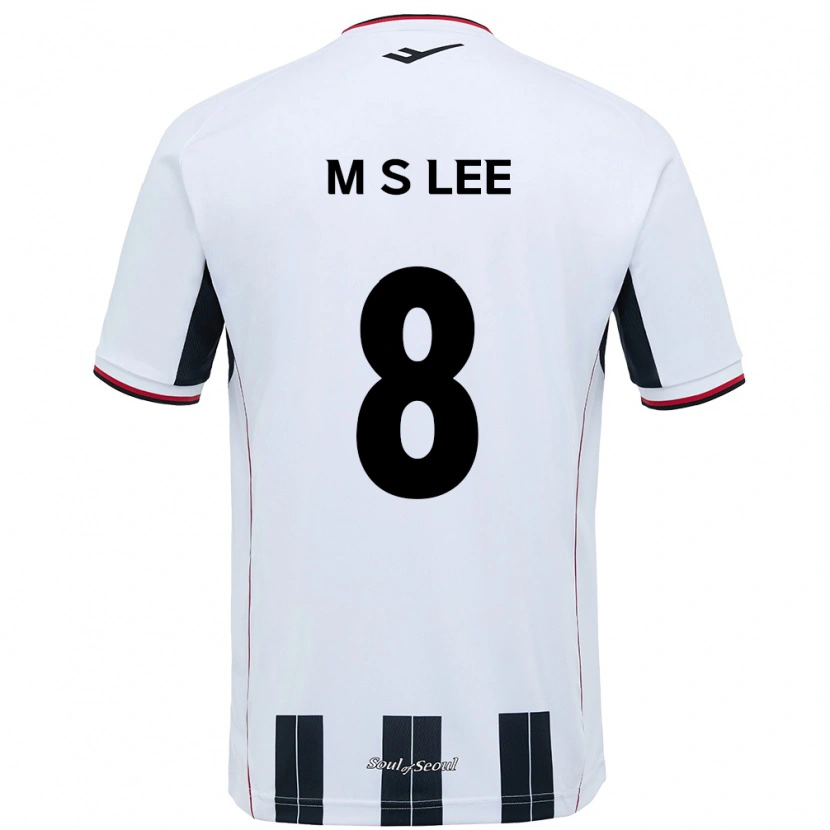 Danxen Herren Seung-Mo Lee #8 Weiß Schwarz Auswärtstrikot Trikot 2025/26 T-Shirt