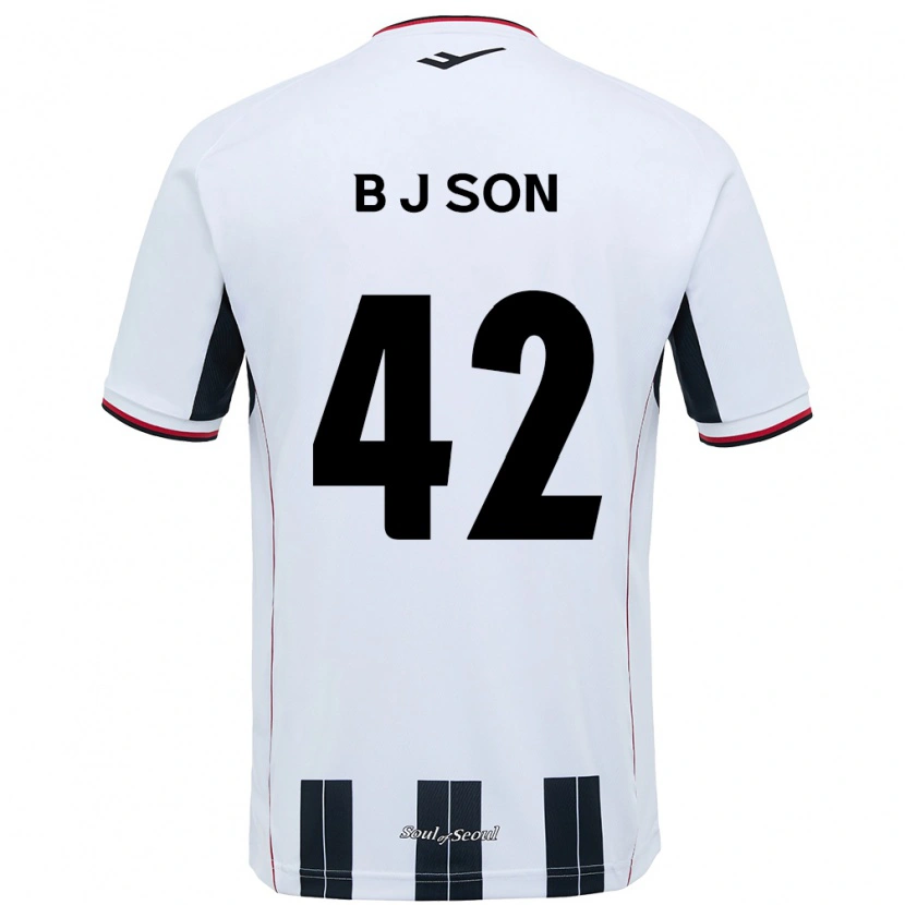 Danxen Herren Jeong-Beom Son #42 Weiß Schwarz Auswärtstrikot Trikot 2025/26 T-Shirt