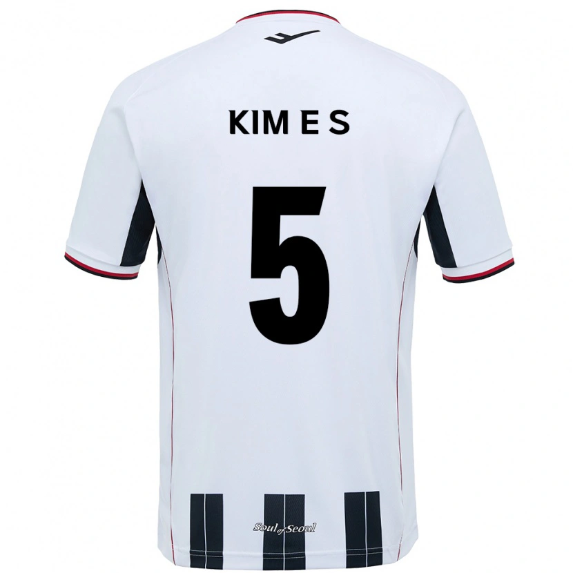 Danxen Herren Kim Eun-Sol #5 Weiß Schwarz Auswärtstrikot Trikot 2025/26 T-Shirt