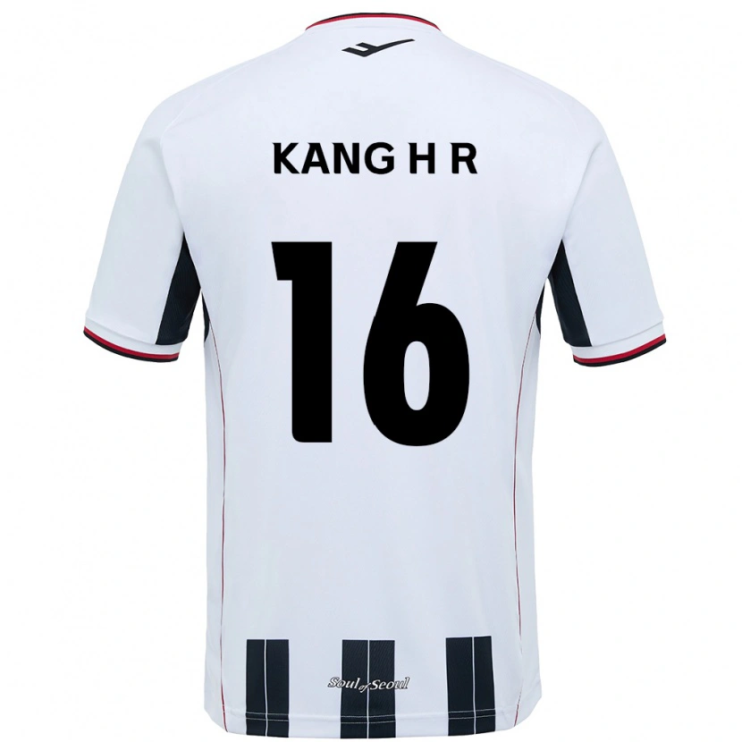 Danxen Herren Kang Hye-Rim #16 Weiß Schwarz Auswärtstrikot Trikot 2025/26 T-Shirt