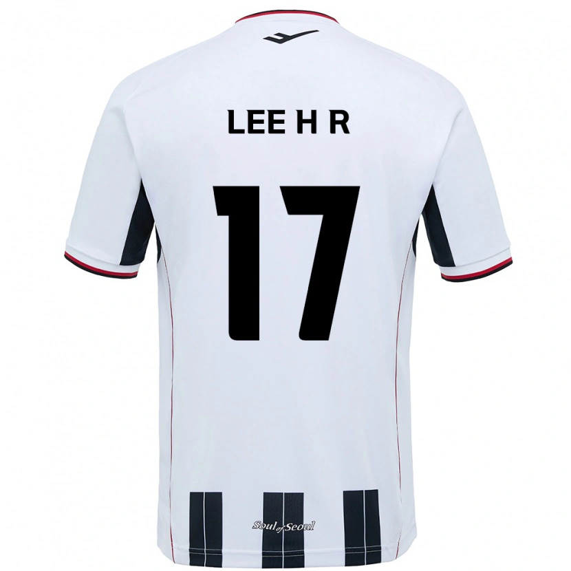 Danxen Herren Lee Ha-Rim #17 Weiß Schwarz Auswärtstrikot Trikot 2025/26 T-Shirt