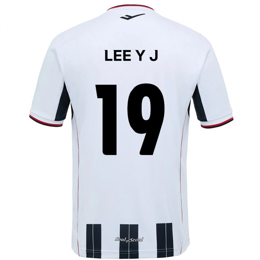 Danxen Herren Lee Ye-Jin #19 Weiß Schwarz Auswärtstrikot Trikot 2025/26 T-Shirt